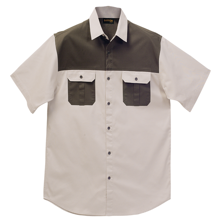 Two Tone Bush Shirt S/S