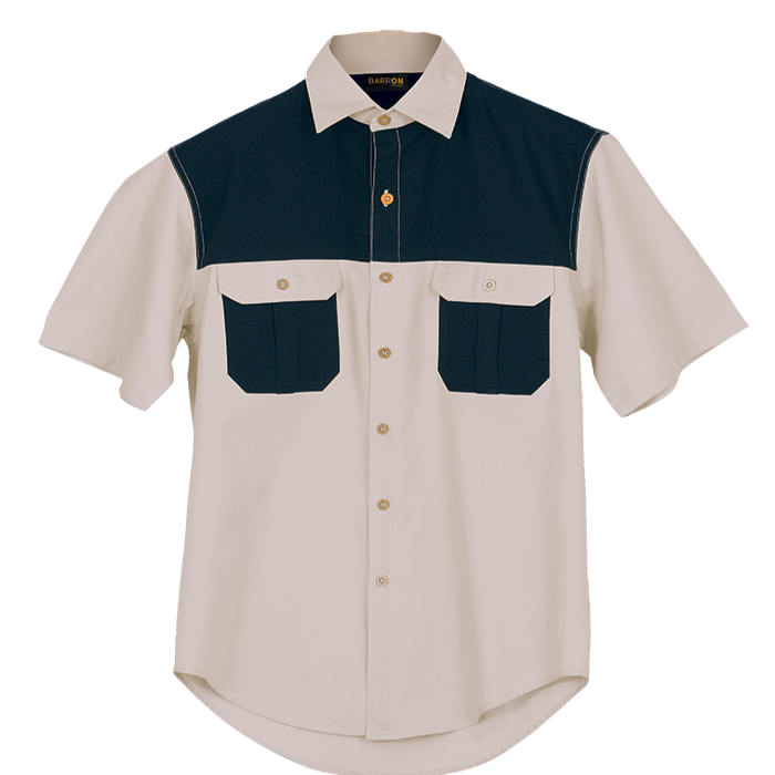Two Tone Bush Shirt S/S