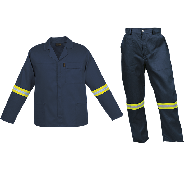 Barron Budget Poly Cotton Conti Suit (Reflective)