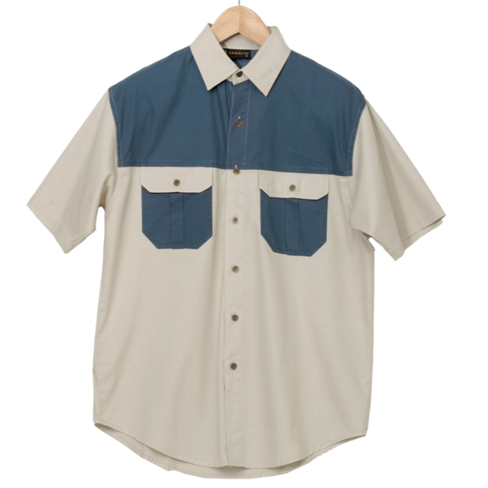 Two Tone Bush Shirt S/S