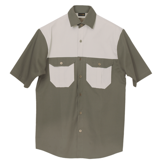 Two Tone Bush Shirt S/S