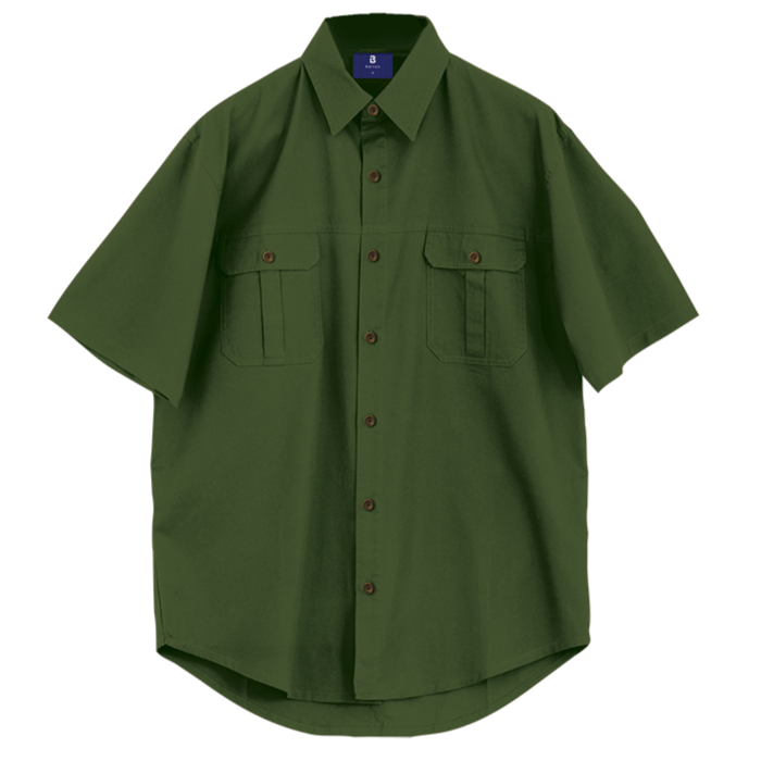 Plain Bush Shirt S/S