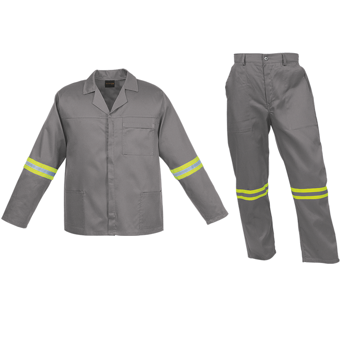 Barron Budget Poly Cotton Conti Suit (Reflective)