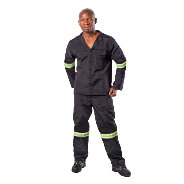 Vulcan Polycotton Econo Worksuits with Reflective Tape