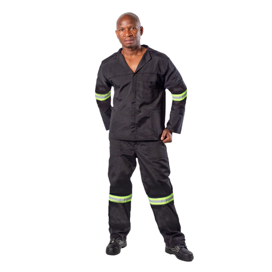 Vulcan Polycotton Econo Worksuits with Reflective Tape