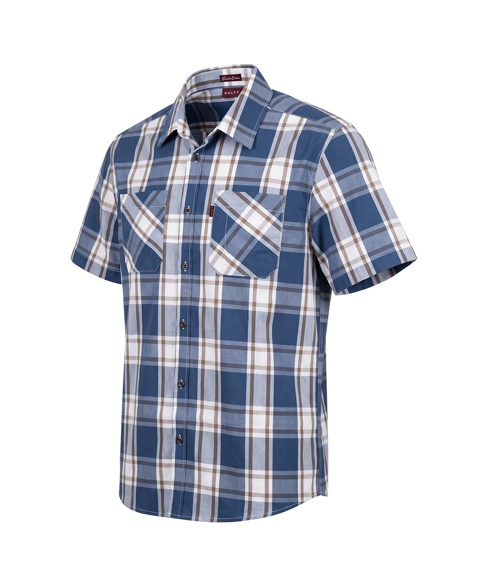 Salty Ratel Check Shirts (Mens)