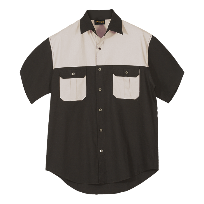 Two Tone Bush Shirt S/S