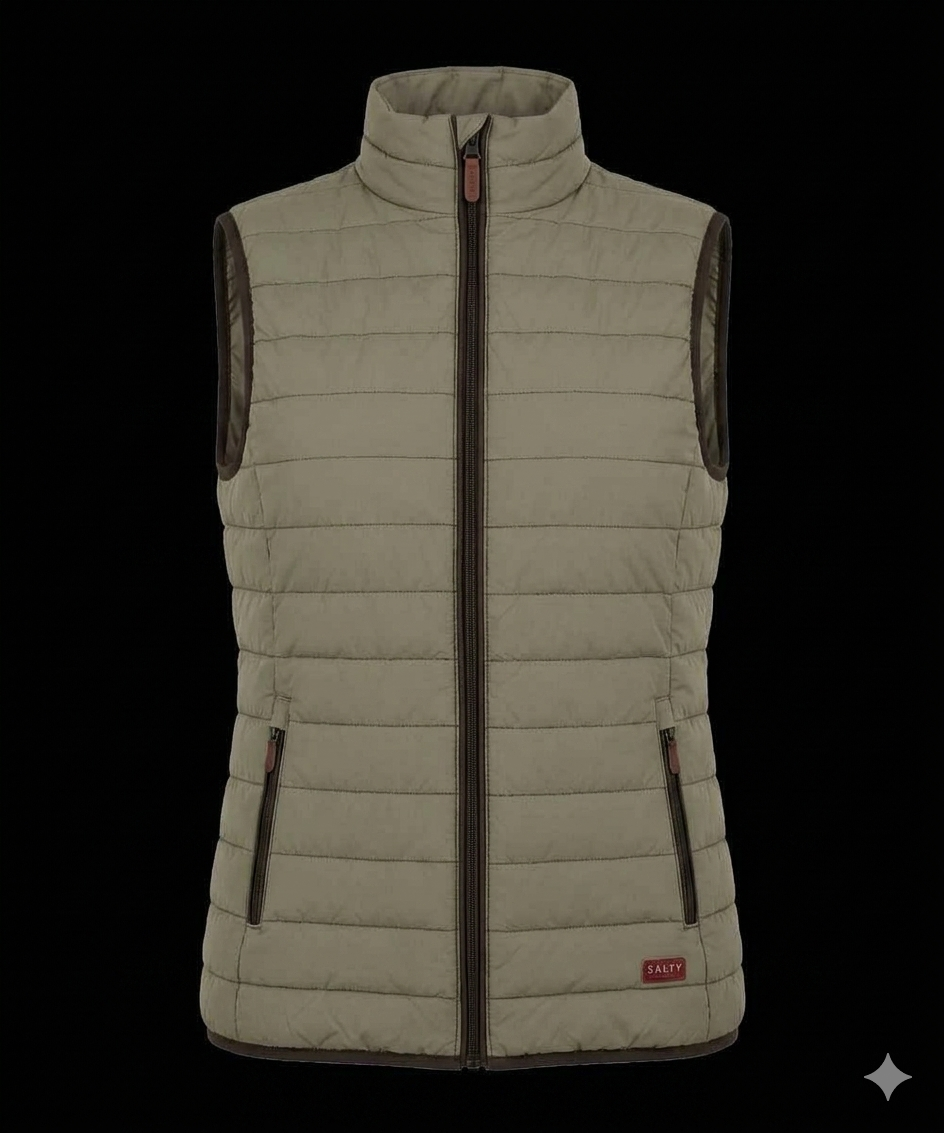 Salty Nakuru Women's Sleeveless Ripstop Puffer
