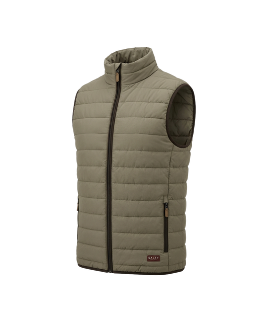 Salty Bwindi Men's Sleeveless Ripstop Puffer