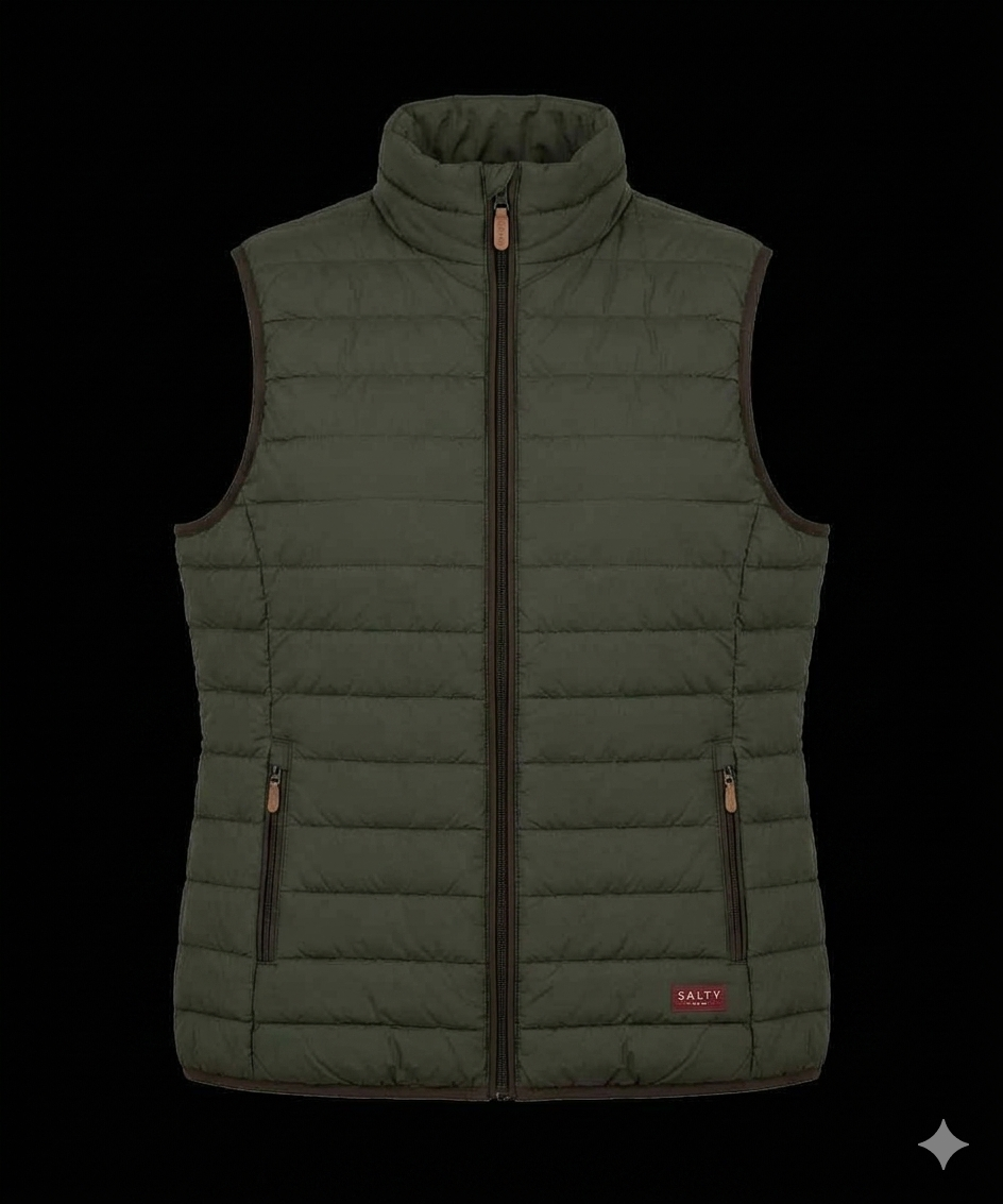 Salty Nakuru Women's Sleeveless Ripstop Puffer