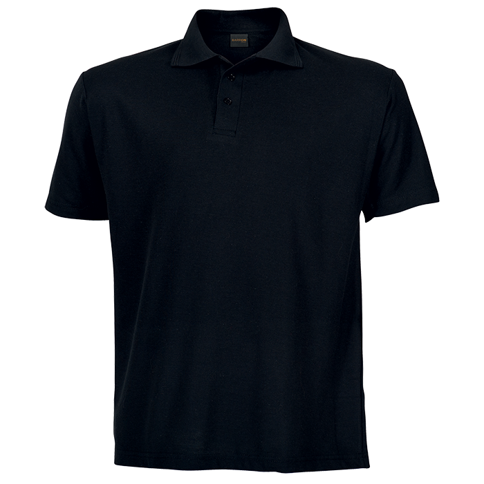Branded men's golfer shirt for everyday wear.