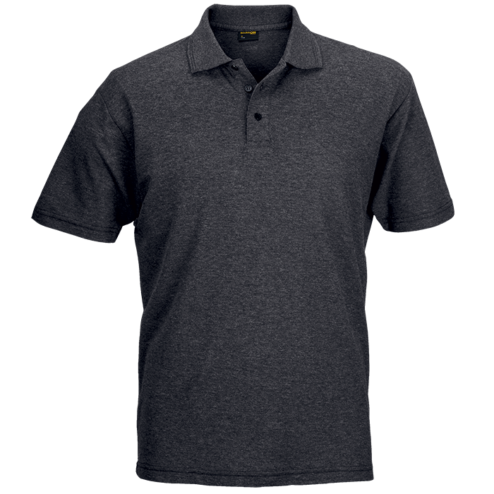 Branded men's golfer shirt for everyday wear.