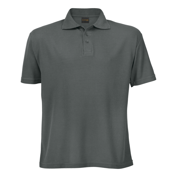 Branded men's golfer shirt for everyday wear.