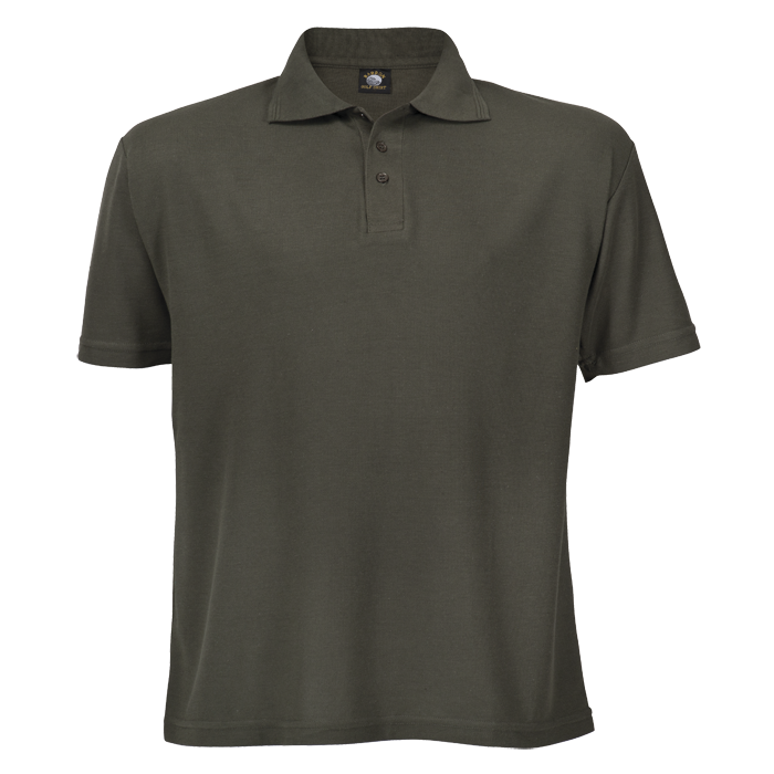 Branded men's golfer shirt for everyday wear.