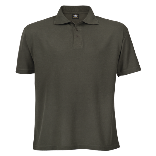 Branded men's golfer shirt for everyday wear.